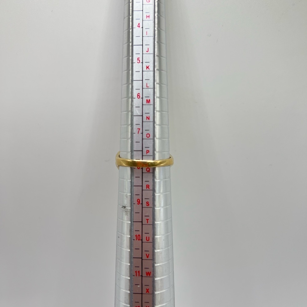 14k Solid Gold Pearl Statement Ring Size 8 Vintag… - image 7